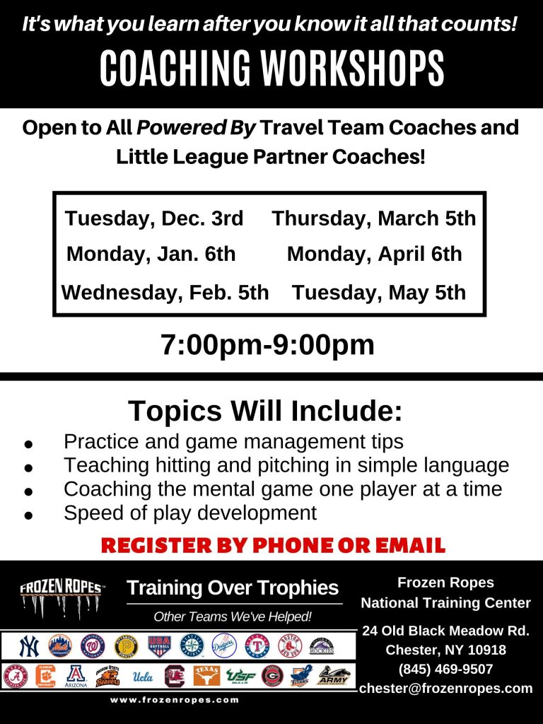 Home Frozen Ropes Chester,NY, Home of Our National Training