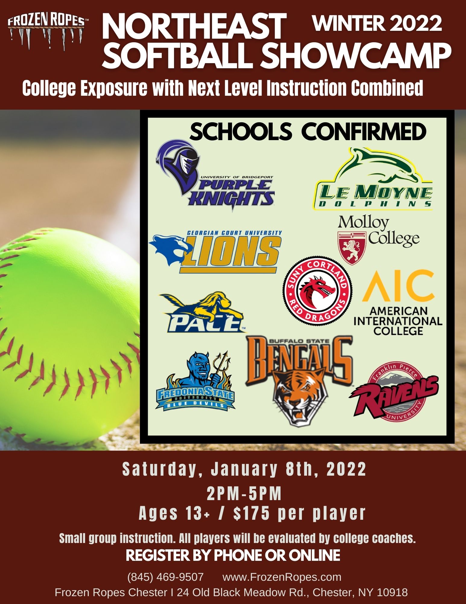 2022 Frozen Ropes SB Showcamp Frozen Ropes Chester, NY