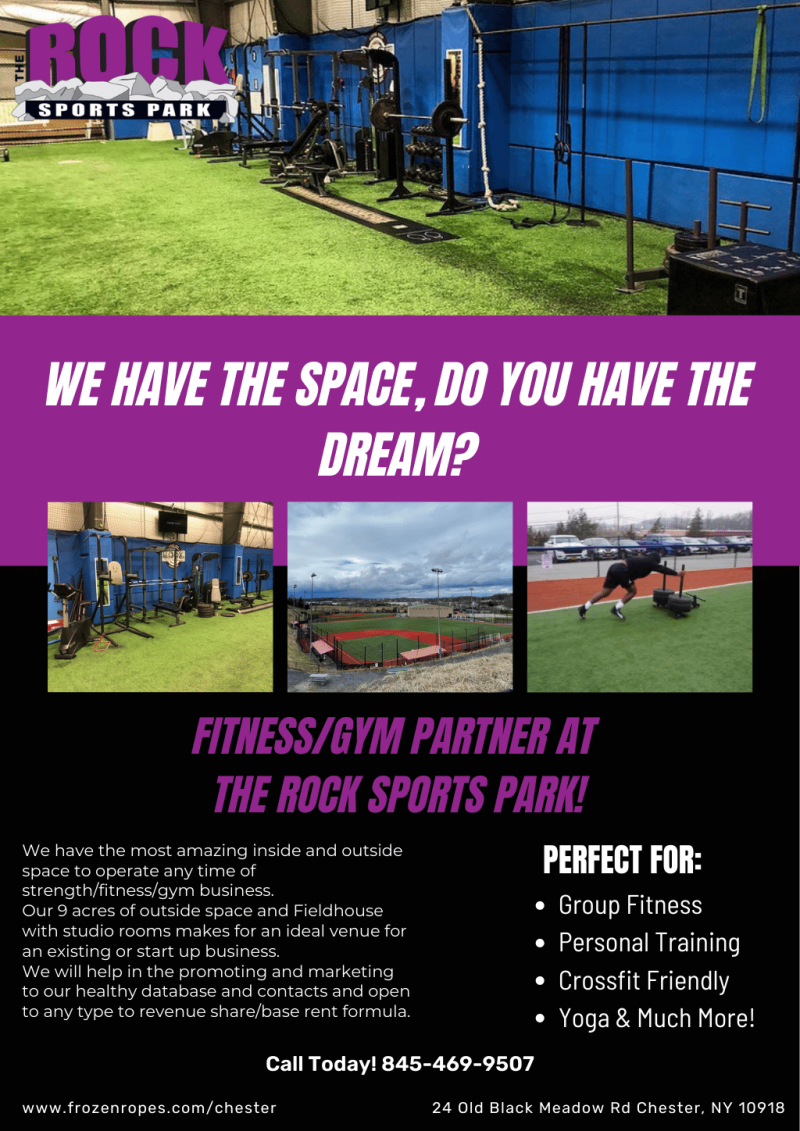 Facility Rental Frozen Ropes Chester, NY