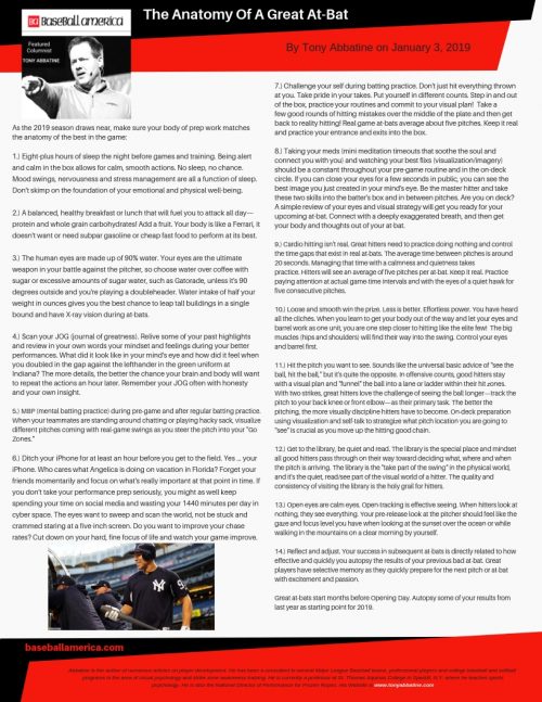 The Anatomy Of A Great At Bat Frozen Ropes